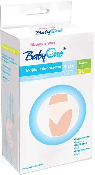 Babyono Chiloți de unică folosință - mărimea XL