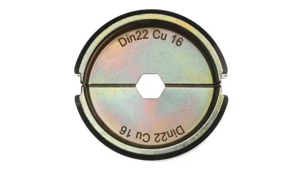 Bac sertizare cabluri cupru Milwaukee DIN22 CU 16 mm2, 1 buc, pentru papuci DIN46235 si conectori DIN46267, 4932451744