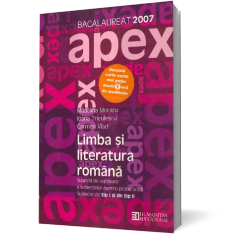 Bacalaureat 2007. Limba şi literatura română. Sugestii de rezolvare a subiectelor pentru proba orală. Subiecte de tip I şi şi de tip II