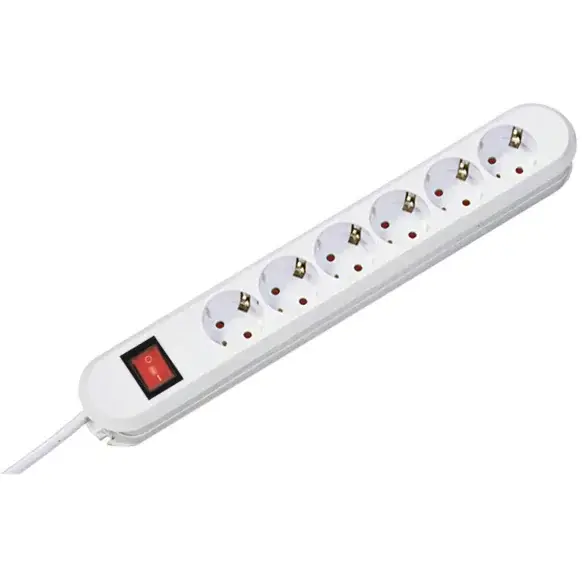 BACHMANN Prelungitor Bachmann SMART 6 prize, intrerupator, protectie copii, 5 m