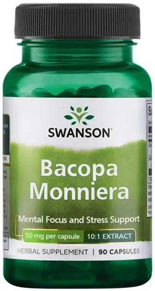 Bacopa Monniera, 50 mg, 90 capsule, Swanson