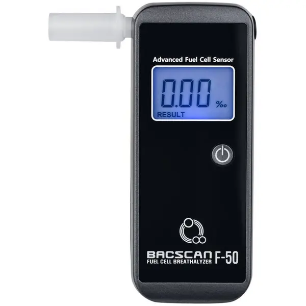 BACscan Tester alcoolemie BACSCAN F-50 alcohol tester 0 - 4% Black