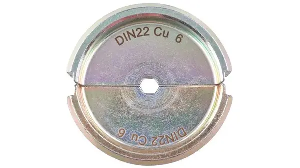 Bacuri de sertizare papuci Milwaukee 4932464861, DIN22 Cu 6, DIN 46235/46267, 1 buc