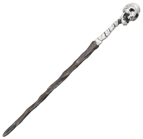 Baghetă magică The Noble Collection Movies: Harry Potter - Death Eater Wand (Skull)