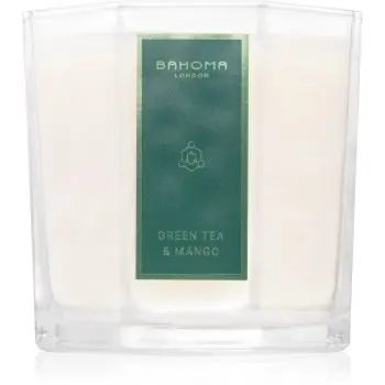 Bahoma London Octagon Collection Green Tea & Mango lumânare parfumată