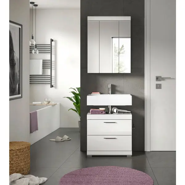 Baie 2 piese, 60 cm