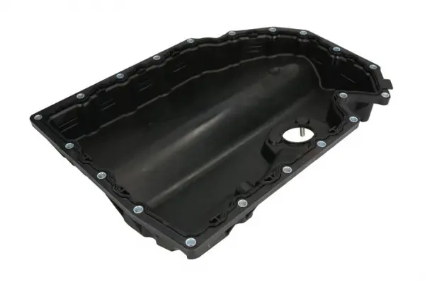 Baie ulei partea inferioara, cu locas senzor plastic plastic potrivit AUDI A3; SEAT LEON; VW Golf 7 VII, TOURAN 1.8 2.0 dupa 2012