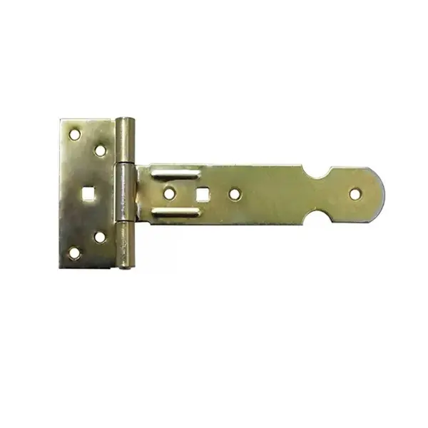Balama Aplicata pentru Usi si Porti, 150 x 30 x 2 mm, Finisaj Zincat Galben