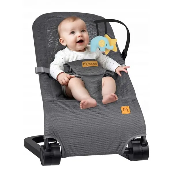 Balansoar 2 in 1 Nukido, jucarii, gri KID620318, la doar 351,00 lei