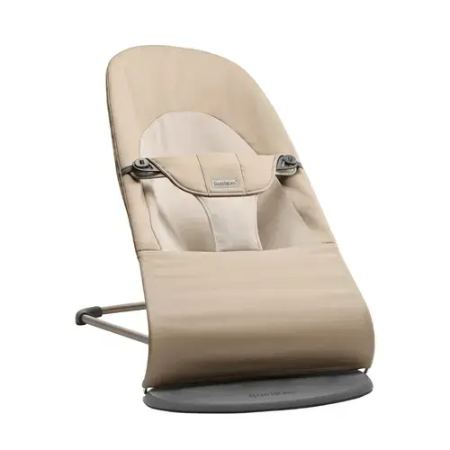 Balansoar BabyBjorn Balance Soft Khaki, Tesatura, 0 -12 luni, Bej