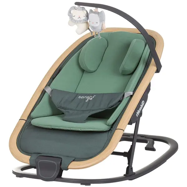 Balansoar Chipolino Senso, pliabil, spatar reglabil, jucarii, verde KID063627, la doar 284,00 lei
