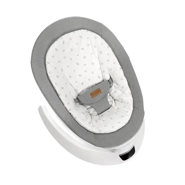 Balansoar electric Jane Moon Mist cu 5 trepte de viteza, timer, 12 melodii si 5 sunete ale naturii, conform cu standardul european EN 127902023