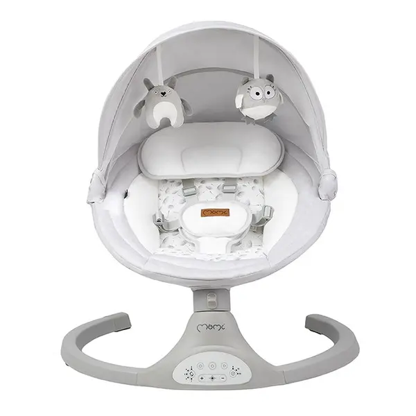 Balansoar electric MoMi Lami Light Grey