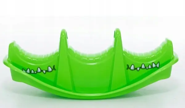 Balansoar pentru copii Dohany Verde cu manere de sustinere,utilizare interiorexterior,pentru 1,2 sau 3 copii,realizat din plastic rezistent