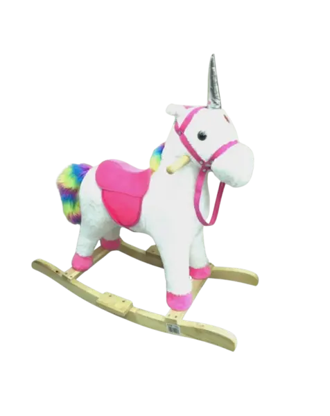 Balansoar Unicorn Rainbow din plus