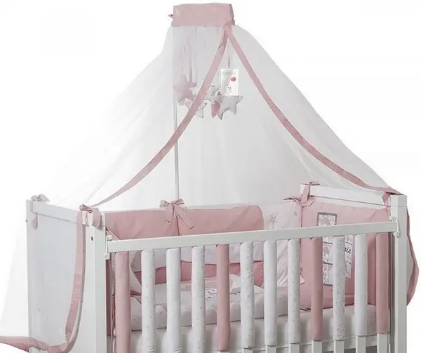 Baldachin Bambino Casa - Paris, Rosa
