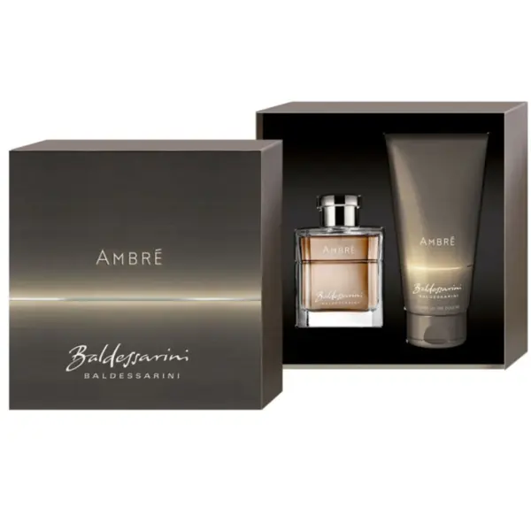 Baldessarini Ambre Set cadou pentru barbati Volum EDT 50 ml + gel de duș 200 ml