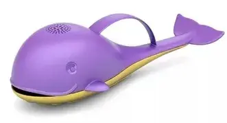 Balena de jucarie pentru apa DolBi, Violet, BiBio