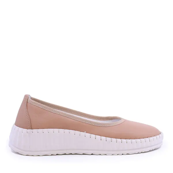 Balerini flexibili femei Benvenuti nude din piele 519DP6489NU