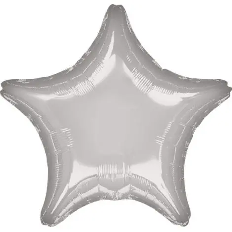 Balon folie argintiu stea