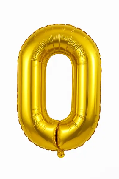 Balon folie litera O auriu, 35 cm, decor petreceri si aniversari, 1 buc