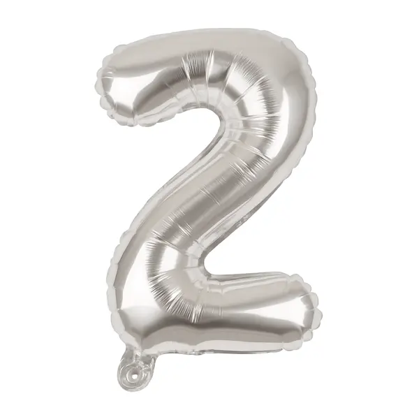 Balon folie litera Z argintiu, 35 cm, decor aniversar si petreceri, 1 buc