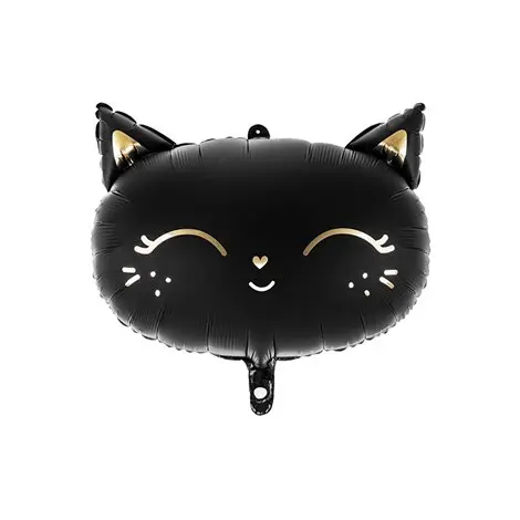 Balon folie pisica neagra 48x36 cm Party Deco PDFB84