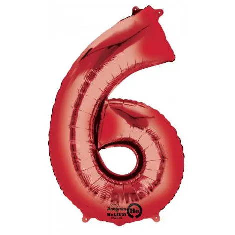 Balon super shape rosu 6