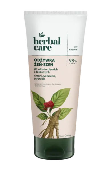 Balsam cu extract de ginseng pentru par fin si subtire Herbal Care, 200ml, Farmona