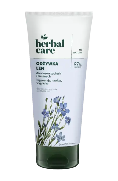 Balsam cu extract de seminte de in pentru par uscat si fragil Herbal Care, 200ml, Farmona