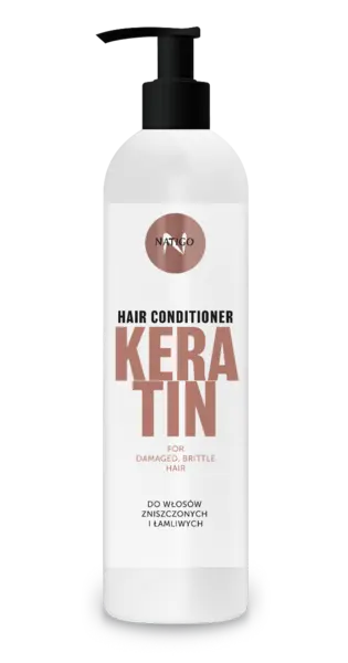 Balsam cu keratina pentru par deteriorat si fragil, 500ml, Natigo