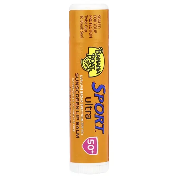 Balsam de Buze, Banana Boat, Sport Ultra, Efect Reparator si Hidratant, Protectie UVA/UVB, SPF50, 4.25gr