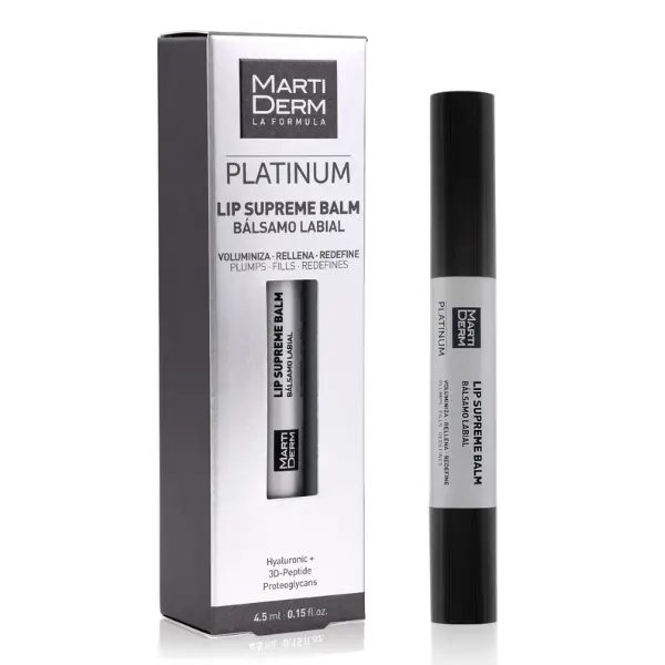 Balsam de buze cu acid hialuronic Lip Supreme, Platinum, Martiderm | 4,5 ml
