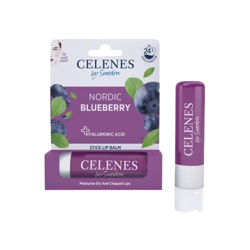 Balsam de buze cu afine Nordic, 4.8g, Celenes