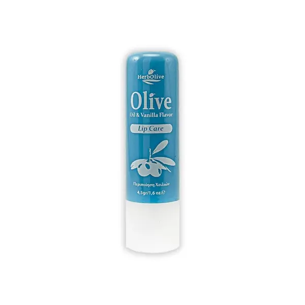 Balsam de buze cu ulei de masline si aroma de vanilie, 4.5g, Herbolive