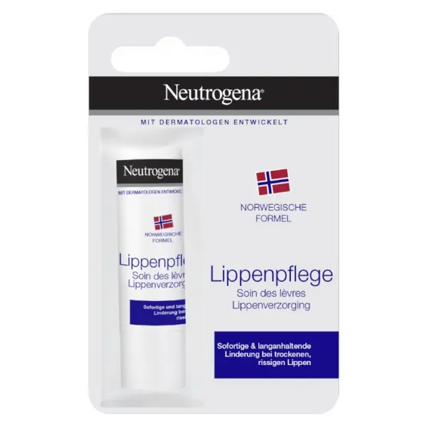 Balsam de Buze Neutrogena Formula Norvegiana, pentru Buze Uscate si Crapate, 4.8 g