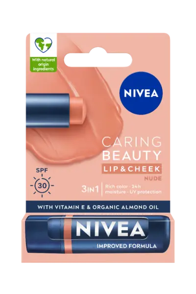 Balsam de buze Nude, 3.8g, Nivea