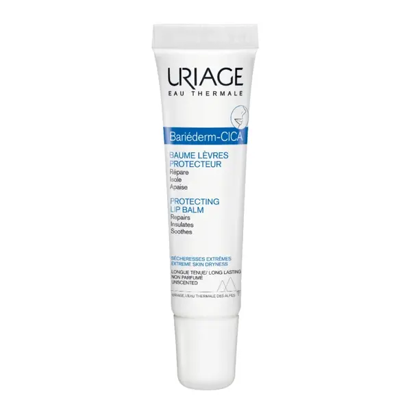 Balsam de buze reparator Bariederm Cica, 15ml, Uriage