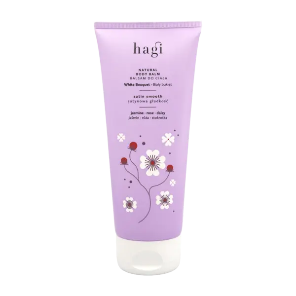 Balsam de corp natural White Bouquet, 200ml, Hagi