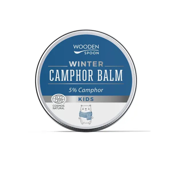 Balsam de iarna cu camfor 5% pentru copii ecologic 60ml Wooden Spoon