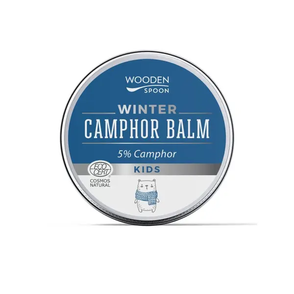 Balsam de iarna cu camfor 5% pentru copii ecologic 60ml Wooden Spoon