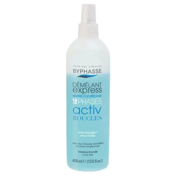 Balsam de par, Byphasse, Hair Pro Activ Curly, pentru Parul Cret, Formula Bifazica, 400ml