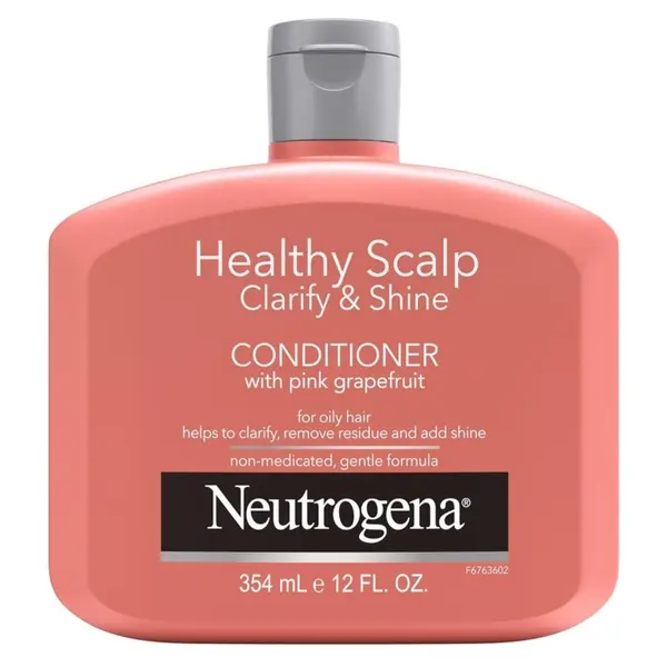 Balsam de Par, Neutrogena, Healthy Scalp, Clarify & Shine, cu Grapefruit Roz, Ajuta la Eliminarea Reziduurilor, Pentru Par Gras, 354ml