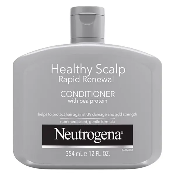 Balsam de Par, Neutrogena, Healthy Scalp, Rapid Renewal, cu Proteine din Mazare, Intareste Firul de Par si Ofera Protectie impotriva UV, 354ml