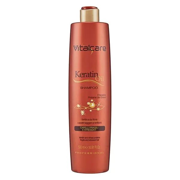 Balsam de Par Vitalcare Keratin Oil, pentru Par Fragil, 250 ml