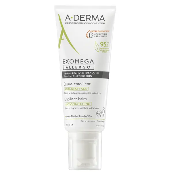 Balsam emolient Exomega Defi Allergo, A-derma, Pierre Fabre | 200 ml