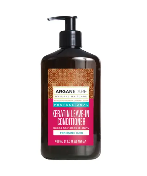Balsam fara clatire cu keratina pentru par cret, 400ml, Arganicare