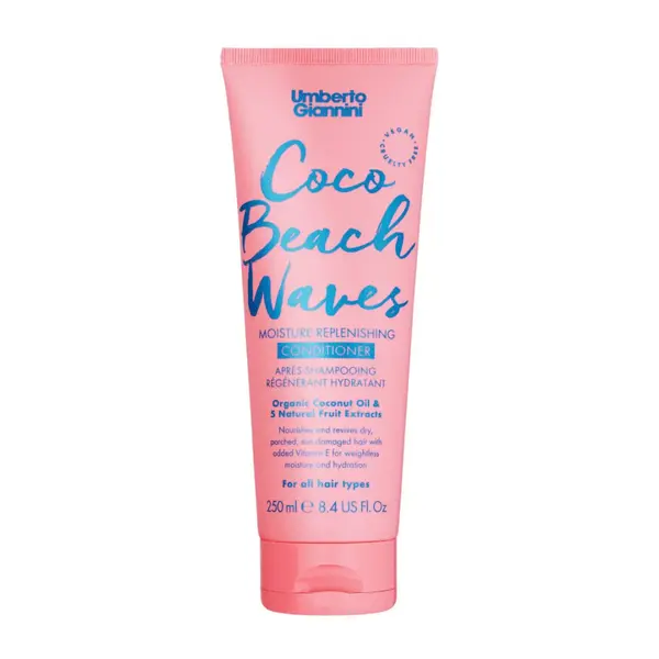 Balsam hidratant pentru bucle lejere Coco Beach Waves, 250ml, Umberto Giannini