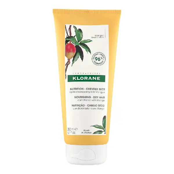 Balsam hranitor cu unt de mango pentru par uscat, 200 ml, Klorane