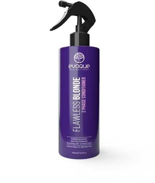 Balsam leave-in in doua faze Silver Evoque Professional Flawless Blonde 400 ml